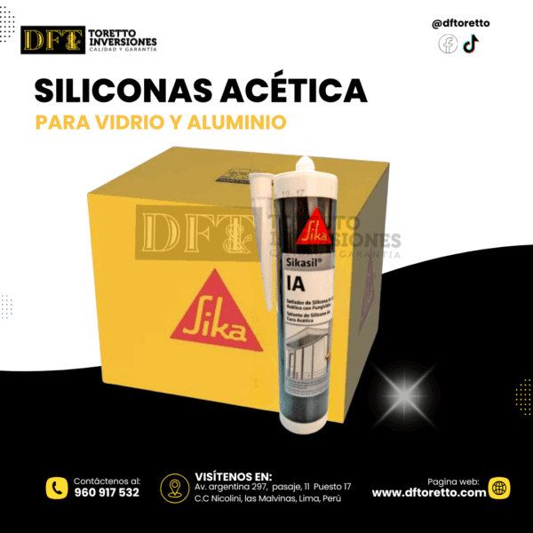 VIDRIO Y ALUMINIO SIKA