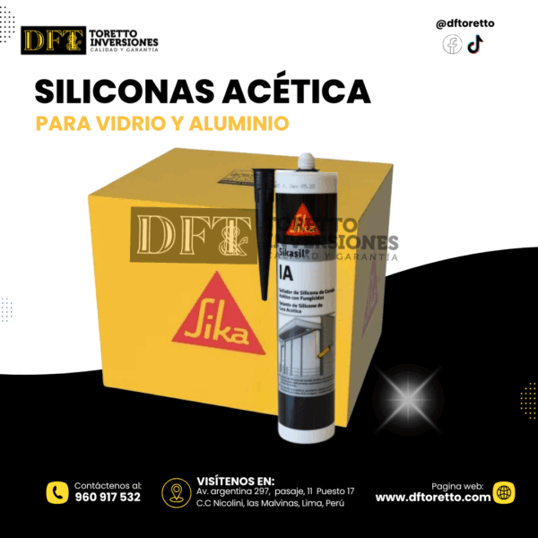 VIDRIO Y ALUMINIO SIKA - Imagen 2