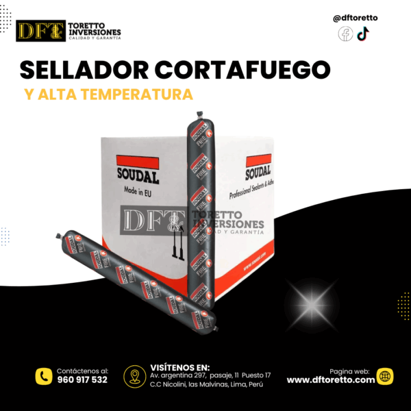 ALTA TEMPERATURA SOUDAL 600ML