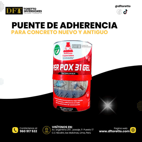 NUEVO Y ANTIGUO PER-POX 31 GEL
