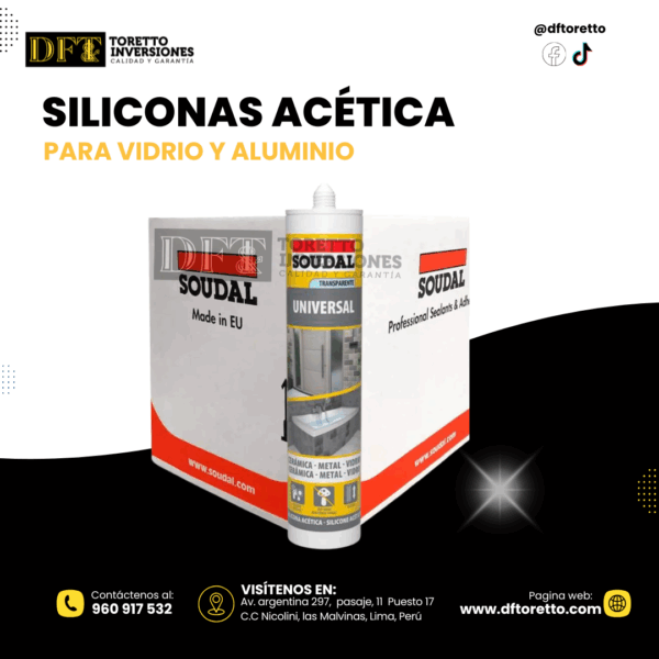 VIDRIO Y ALUMINIO SOUDAL - Imagen 3